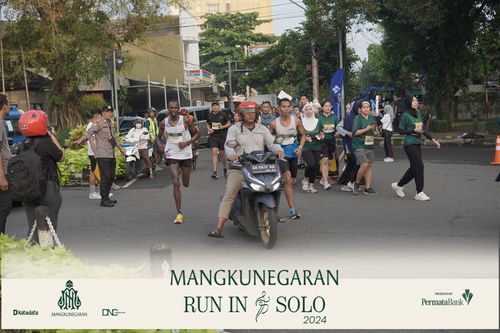 Race photo from Mangkunegaran Run 2024