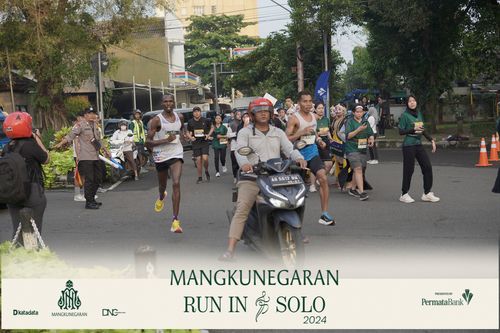Race photo from Mangkunegaran Run 2024