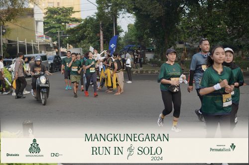 Race photo from Mangkunegaran Run 2024