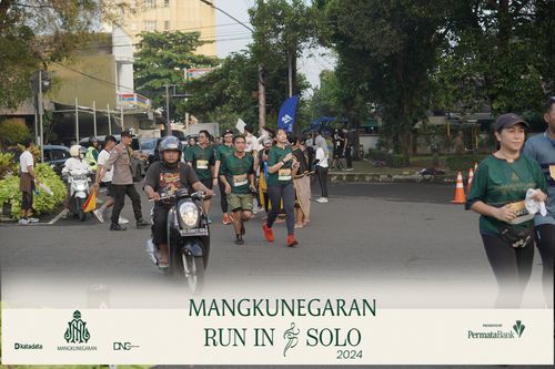 Race photo from Mangkunegaran Run 2024
