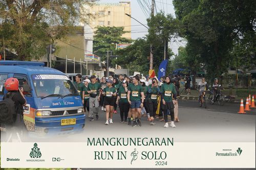 Race photo from Mangkunegaran Run 2024