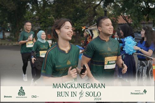 Race photo from Mangkunegaran Run 2024