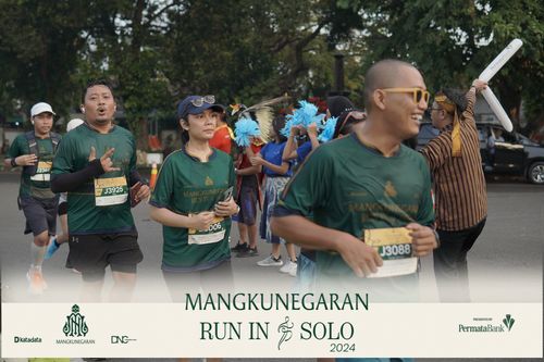 Race photo from Mangkunegaran Run 2024