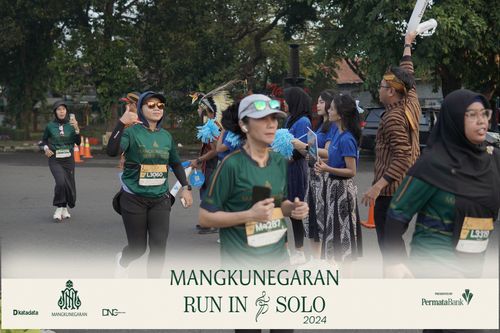 Race photo from Mangkunegaran Run 2024
