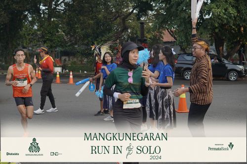 Race photo from Mangkunegaran Run 2024