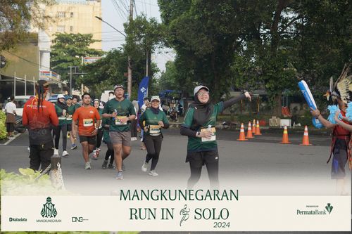 Race photo from Mangkunegaran Run 2024
