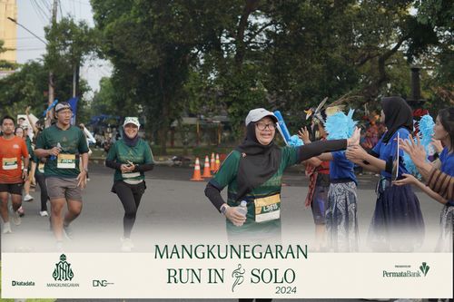 Race photo from Mangkunegaran Run 2024