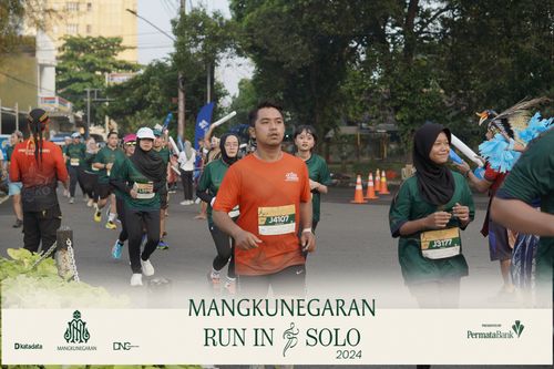 Race photo from Mangkunegaran Run 2024