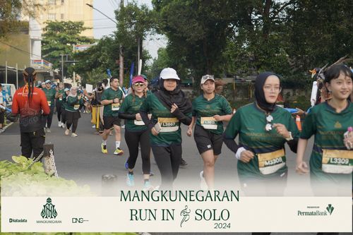 Race photo from Mangkunegaran Run 2024