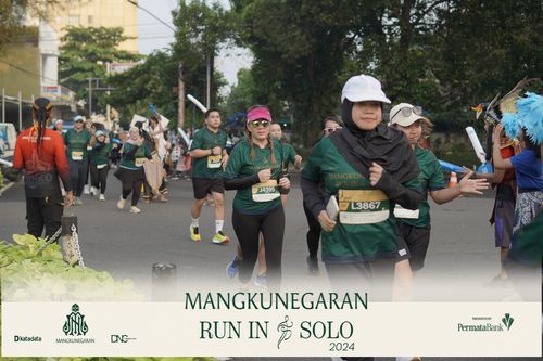 Race photo from Mangkunegaran Run 2024