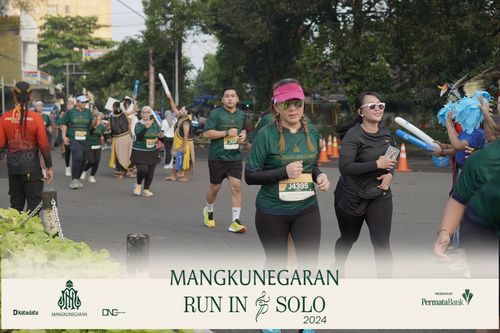 Race photo from Mangkunegaran Run 2024