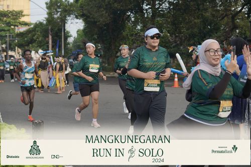 Race photo from Mangkunegaran Run 2024