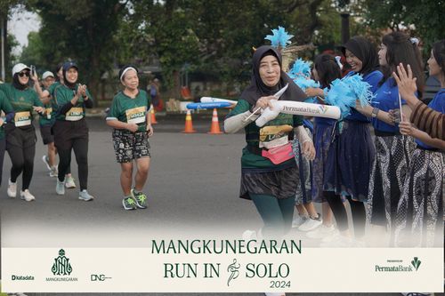 Race photo from Mangkunegaran Run 2024