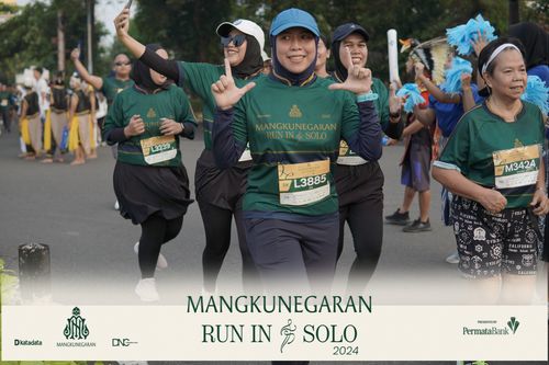 Race photo from Mangkunegaran Run 2024