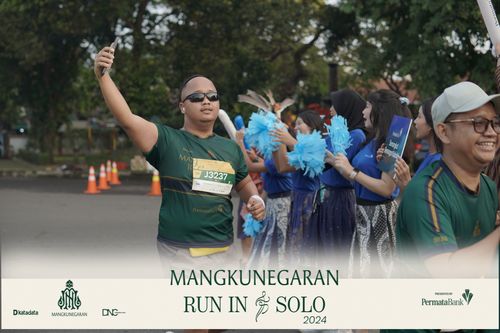 Race photo from Mangkunegaran Run 2024