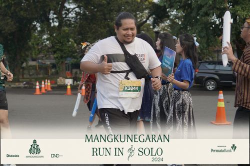 Race photo from Mangkunegaran Run 2024