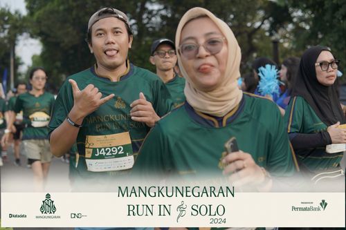 Race photo from Mangkunegaran Run 2024