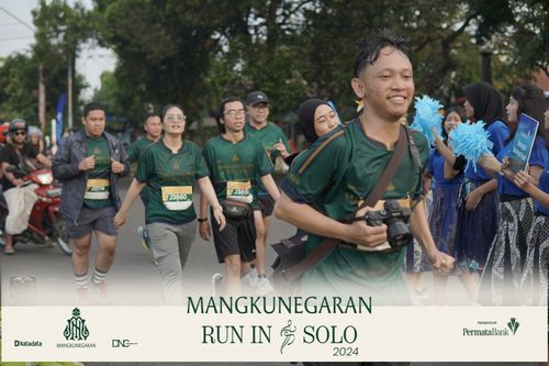 Race photo from Mangkunegaran Run 2024