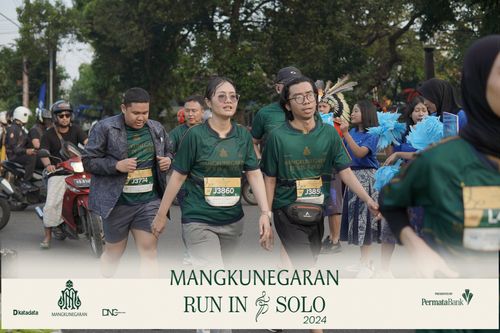 Race photo from Mangkunegaran Run 2024