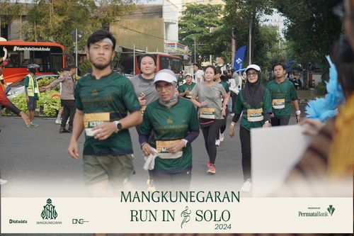 Race photo from Mangkunegaran Run 2024