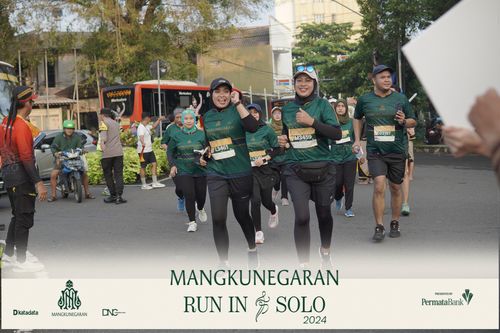 Race photo from Mangkunegaran Run 2024