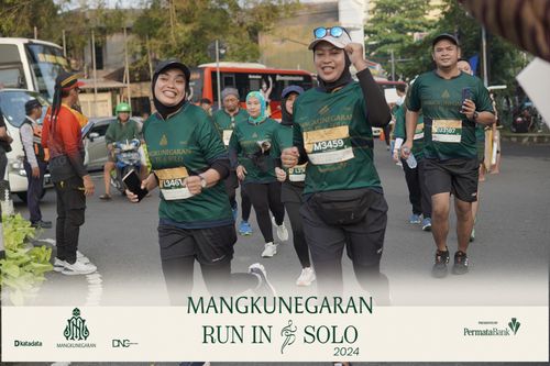 Race photo from Mangkunegaran Run 2024