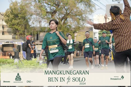 Race photo from Mangkunegaran Run 2024