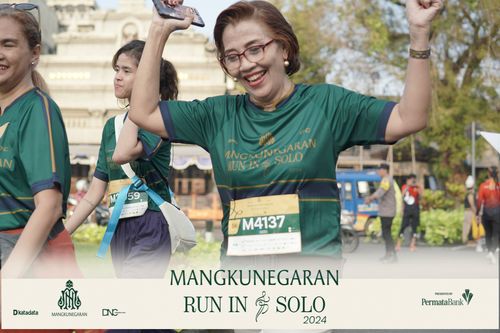 Race photo from Mangkunegaran Run 2024
