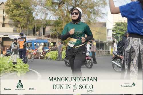 Race photo from Mangkunegaran Run 2024