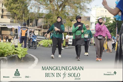 Race photo from Mangkunegaran Run 2024