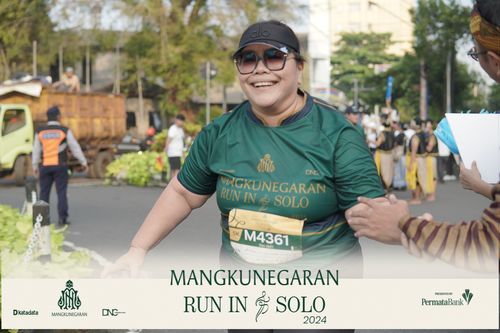 Race photo from Mangkunegaran Run 2024