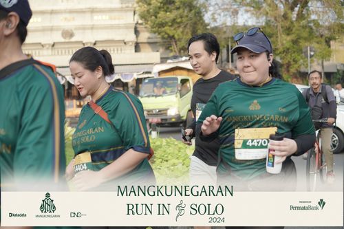Race photo from Mangkunegaran Run 2024
