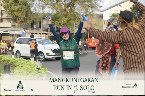 Race photo from Mangkunegaran Run 2024