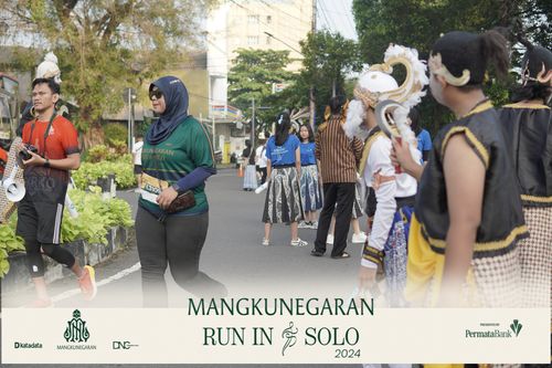 Race photo from Mangkunegaran Run 2024