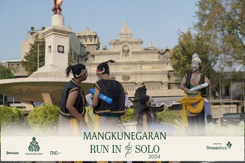 Race photo from Mangkunegaran Run 2024