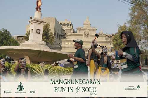 Race photo from Mangkunegaran Run 2024