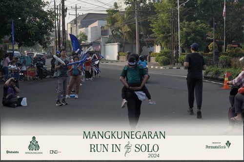 Race photo from Mangkunegaran Run 2024