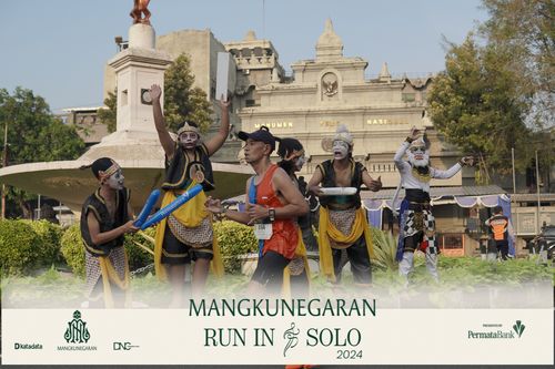 Race photo from Mangkunegaran Run 2024