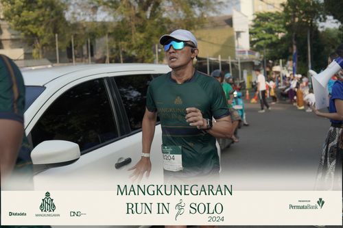 Race photo from Mangkunegaran Run 2024