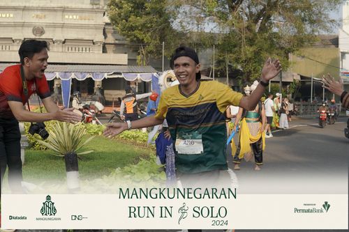 Race photo from Mangkunegaran Run 2024