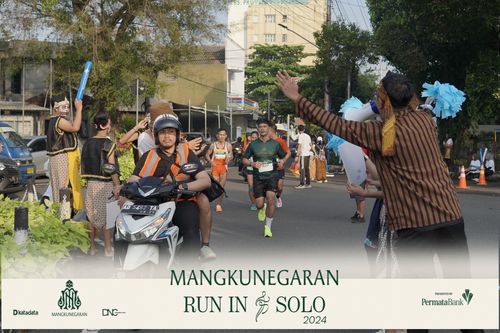 Race photo from Mangkunegaran Run 2024