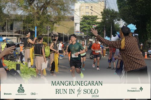Race photo from Mangkunegaran Run 2024