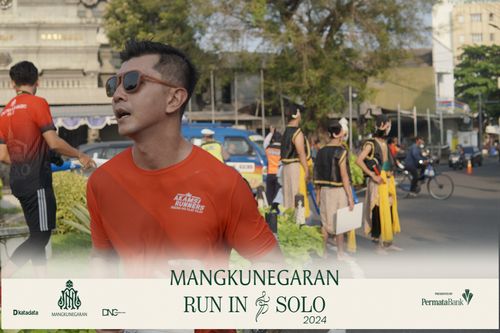 Race photo from Mangkunegaran Run 2024