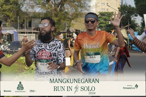 Race photo from Mangkunegaran Run 2024