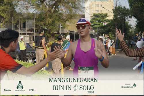 Race photo from Mangkunegaran Run 2024