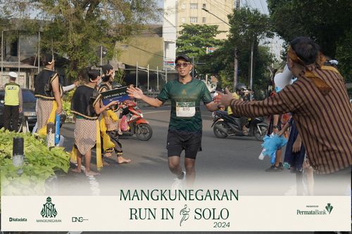 Race photo from Mangkunegaran Run 2024