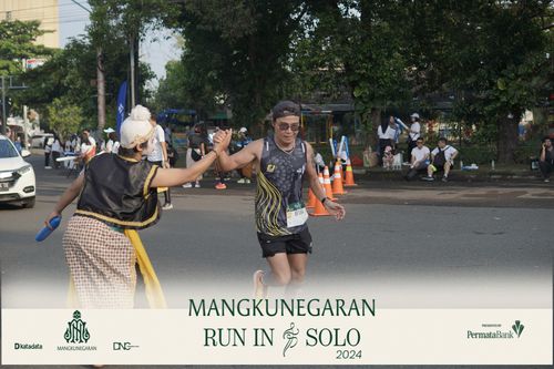 Race photo from Mangkunegaran Run 2024