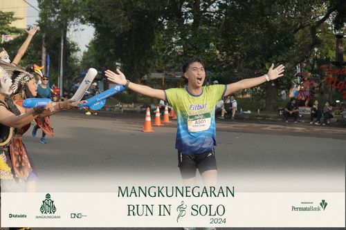 Race photo from Mangkunegaran Run 2024