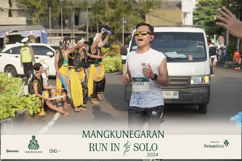 Race photo from Mangkunegaran Run 2024