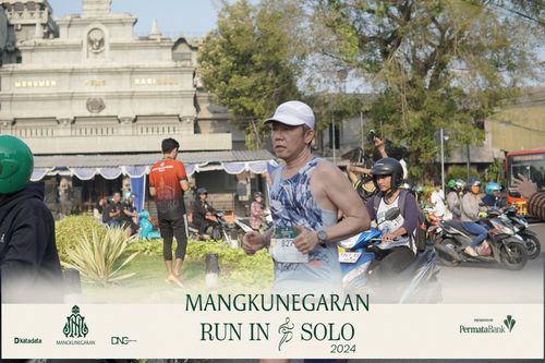 Race photo from Mangkunegaran Run 2024